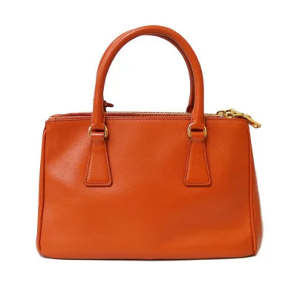 Prada Galleria handbag orange Saffiano Lux leather - Picture 3 of 8